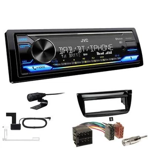 JVC 1-DIN Digital Receiver Autoradio Bluetooth DAB+ für Fiat Doblo piano black - Bild 1 von 6