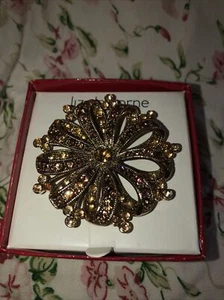 Liz Claiborne Brosche Anstecknadel New Old Stock - Bild 1 von 6