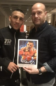 Teofimo Lopez Limited Edition Art print Signed By Teofimo & Artist - Picture 1 of 3