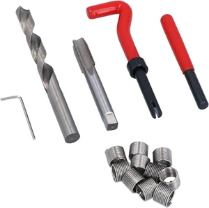 AB Tools M12 X 1.5Mm Thread Repair Kit/Helicoil 15Pc Set Damaged Thread AN046 - Picture 1 of 12