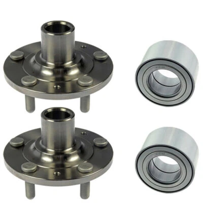 For FWD 2009-2013 Mazda 6 Sedan Front Wheel Bearing & Hub Assembly Set of 2 -L - Image 1 of 4