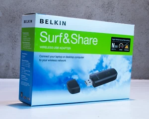 Belkin F7D1101 Wireless Adapter - with Original Packaging and Install disc - Bild 1 von 2
