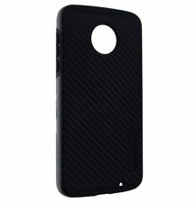 Incipio DualPro Dual Layer Case Cover for Moto Z2 Force - Carbon Fiber Black