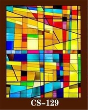 Stickers Window Films Art Foil Frosted Church Glass PVC Self Adhesive Home Decor