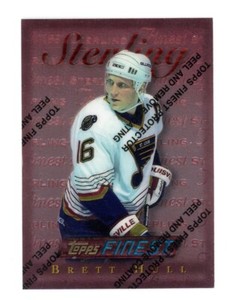 1995-96 Topps Finest Brett Hull #10
