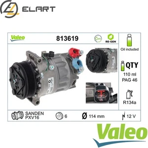 COMPRESSOR AIR CONDITIONING 813619 FOR FORD C-MAX/II/GRAND/Van MONDEO/IV 1.6L - Picture 1 of 7
