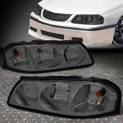 ДЛЯ 00-05 CHEVY IMPALA КОПЧЕНЫЙ КОРПУС ПРОЗРАЧНЫЙ УГЛОВОЙ ФАРЫ ЗАПАСНЫЕ ЛАМПЫ - Изображение 1 из 4