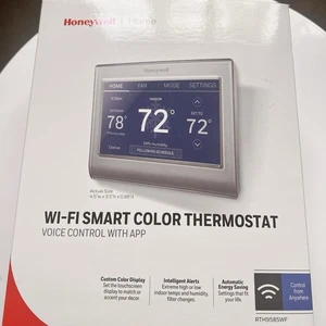 Honeywell Home RTH9585WF1004 Inteligentny termostat kolorowy Wi-Fi (otwarta skrzynka) - Zdjęcie 1 z 9
