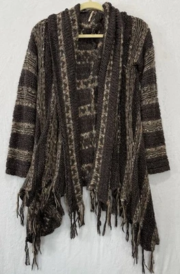 Cárdigan suéter mediano Free People Runaway Love con flecos Foto 1 de 4