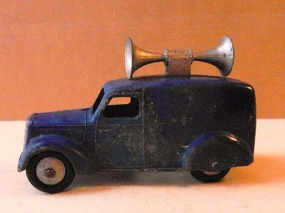 Vintage Dinky 492 - 34c Bedford Loud-Speaker Van Blue. Spares or repair - Image 1 of 4