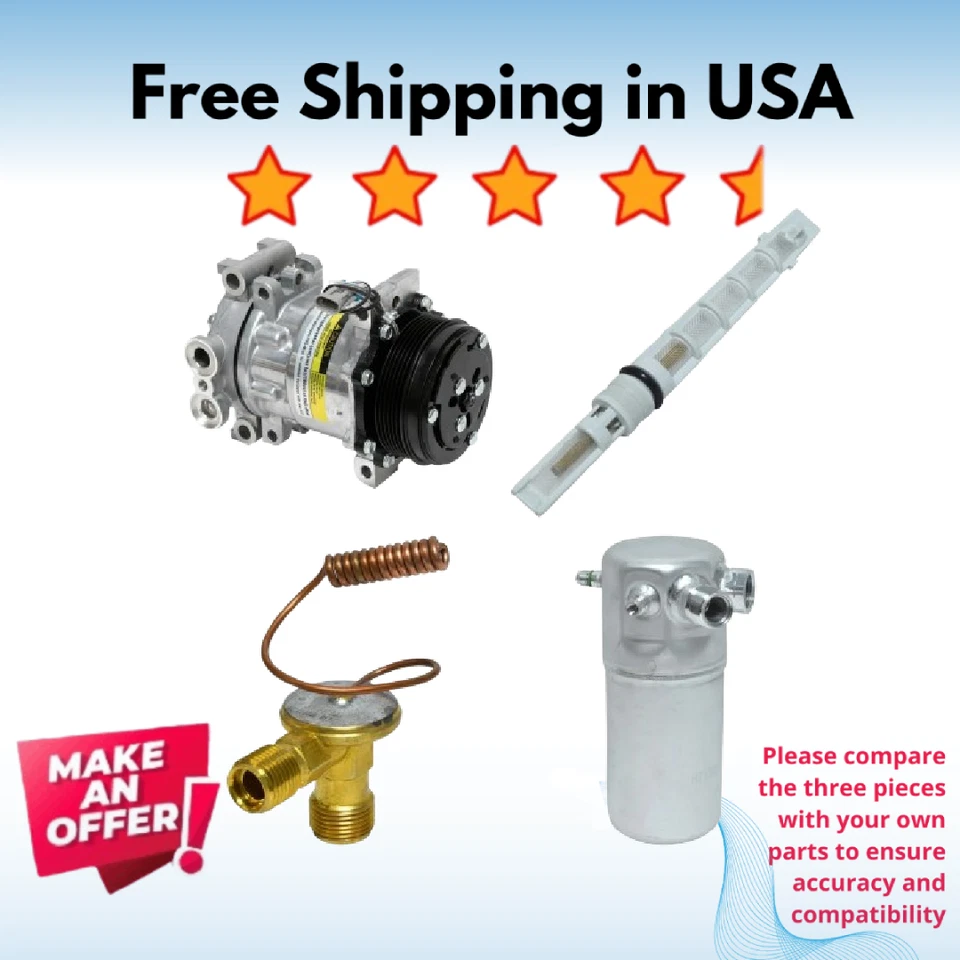 Kit Compressor A/C Fit GMC Savana 3500 1996-1998, Savana 2500, Savana 1500 96-98 - Image 1 of 1