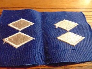 CIVIL AIR PATROL CADET LT COLONEL INSIGNIA FULL SIZE ULTRAMARINE BLUE PAAR - Bild 1 von 2