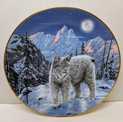 "Moonlit Wilderness" Plate By J. Tift From Call Of The North Hamilton Collection - Image 1 of 4