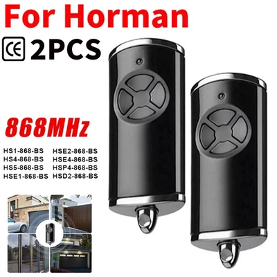 MARKENLOS 2X Para Hörmann Transmisor de mano HSE4 868MHz BiSecur 4 botones Puerta de garaje Control remoto