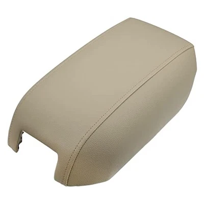Center Console Armrest Cover for Volvo XC90 2004-2014 Faux Leather Beige - Imagem 1 de 4