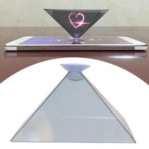 Phone Hologram Holographic Display Stands Projector 7cm Phone Holographic 3D - Zdjęcie 1 z 7