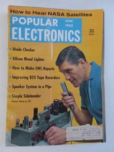 Popular Electronics Magazine Vol 16 Iss 6 June 1962 How To Hear NASA Satellites - Picture 1 of 12