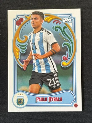 Paulo Dybala 2023 Topps Argentina Fileteado Base #23 - Image 1 of 2