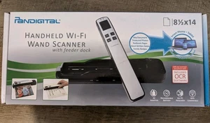 Pandigital Wi-Fi Scanner Portable Handheld Wand Document (Leopard Print) - Picture 1 of 7