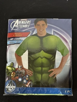  Adulto 14+ S/M Camiseta Hulk Marvel Vengadores Conjunto Disfraz Novedad Uso  Foto 1 de 2