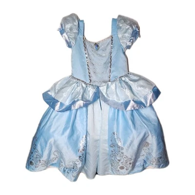 Disney Store Cinderella Costume Blue Gown Princess Hoop Skirt Cosplay Dress  - Image 1 of 4