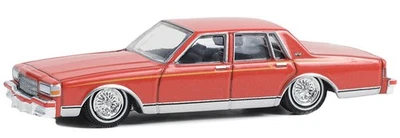 GREENLIGHT, CHEVROLET Caprice classic 1989 rosso della serie CALIFORNIA LOWRI... - Immagine 1 di 2