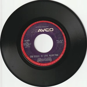 The Stylistics - I'm Stone In Love With You / Make It Last 7" Vinyl 45 1972 - Imagen 1 de 2