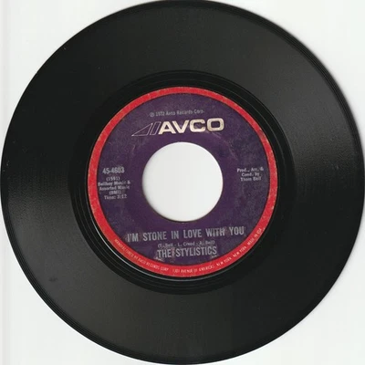 The Stylistics - I'm Stone In Love With You / Make It Last 7" Vinyl 45 1972 - Image 1 of 2