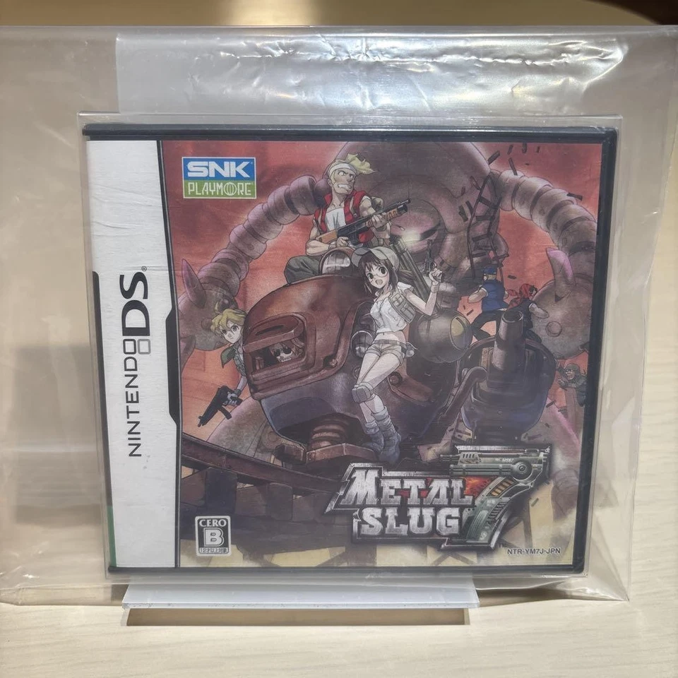 F20 Metal Slug 7 Near Complete Case Manual & Poster Nintendo DS