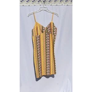 Justify Juniors Vestido Floral Amarillo Talla XL - Imagen 1 de 4