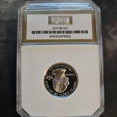 2002 S Mississippi State Quarter 90% Proof Silver Deep Cameo Gem  - Image 1 of 4