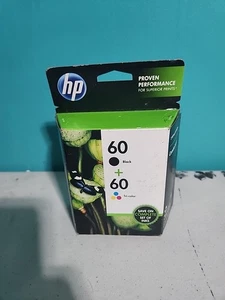 NEU HP 60 schwarz Tri-Color Combo Pack Tintenstrahldrucker EXP 02/2013 NOS OEM Original - Bild 1 von 3