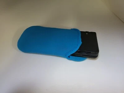 Funda acolchada suave azul aguamarina abatible para Nintendo DS Lite Foto 1 de 3
