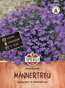 " Männertreu " Kristallpalast " Lobelien ,Kübelgeeignet ca. 90 Samen Blumen - Bild 1 von 2