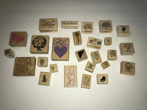 Vintage and Assorted Wood Stamps - Picture 1 of 2