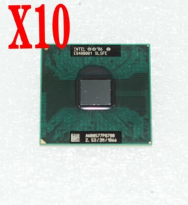10 X Intel Core 2 P8700 SLGFE Dual Core 3M Cache 2.53 GHz 1066MHz - Picture 1 of 7