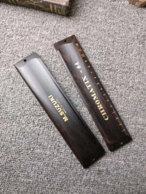 Nueva placa de cubierta de sándalo hecha a mano para Sirius Suzuki S-64 hágalo usted mismo armónica Foto 1 de 4