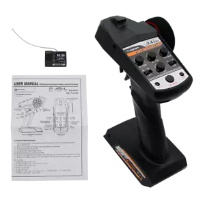 2,4 GHz 4-Kanal-Fernfunksender mit Empfänger passt Sicher für RC Auto Buggy Boot - Bild 1 von 10