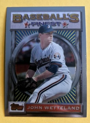 1993 TOPPS FINEST #129 John Wetteland HOF Montreal Expos - Image 1 of 2