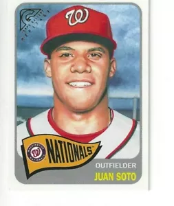 2019 Topps Gallery Juan Soto Nationals HERITAGE 1965 #HT-36 - Foto 1 di 1