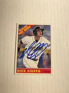 Tampa Bay Rays NICK CIUFFO Signed Card - Picture 1 of 1