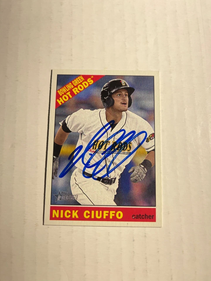 Tampa Bay Rays NICK CIUFFO Signed Card - Image 1 of 1