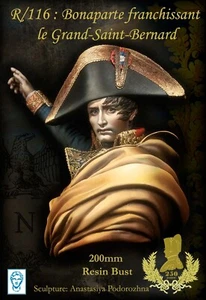Modelos Alexandros - Busto de resina Napoleón Bonaparte 200 mm AXR116 - Imagen 1 de 5