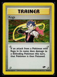 Pokemon Card - Koga Gym Challenge 19/132 Holo Rare