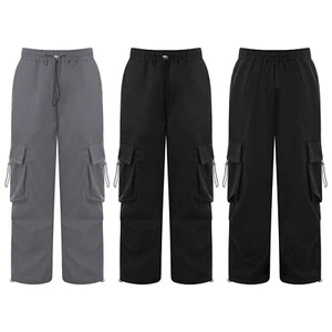 Kids Girls Pants Birthday Trousers Hip-Hop Cargo Fashion Baggy Daily Wear Park - Picture 1 of 35