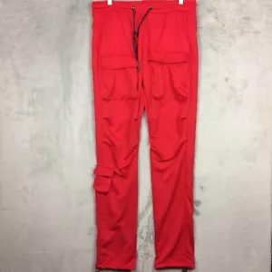 Pantalones de chándal Nova Always On Cargo para hombre talla XL rojos bolsillos 36 pulgadas entrepierna tiro medio - Imagen 1 de 24