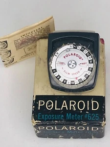 Medidor de exposición ultrasensible Polaroid #625 de colección en caja con instrucciones - Imagen 1 de 5