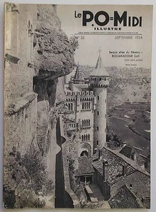 Le Po-Midi Illustré n°35- 1934 - Beaux sites du réseau Rocamadour - Imagen 1 de 1