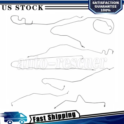 Kit de línea de freno de acero inoxidable para 99-02 cabina extendida Silverado Sierra 2500HD Dorman Foto 1 de 4
