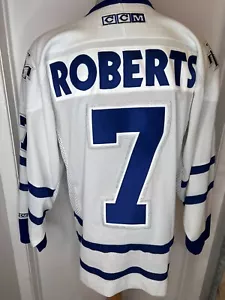 NHL CCM Toronto Maple Leafs Gary Roberts #7 Asst. Capt. Jersey Mens Large - Picture 1 of 8